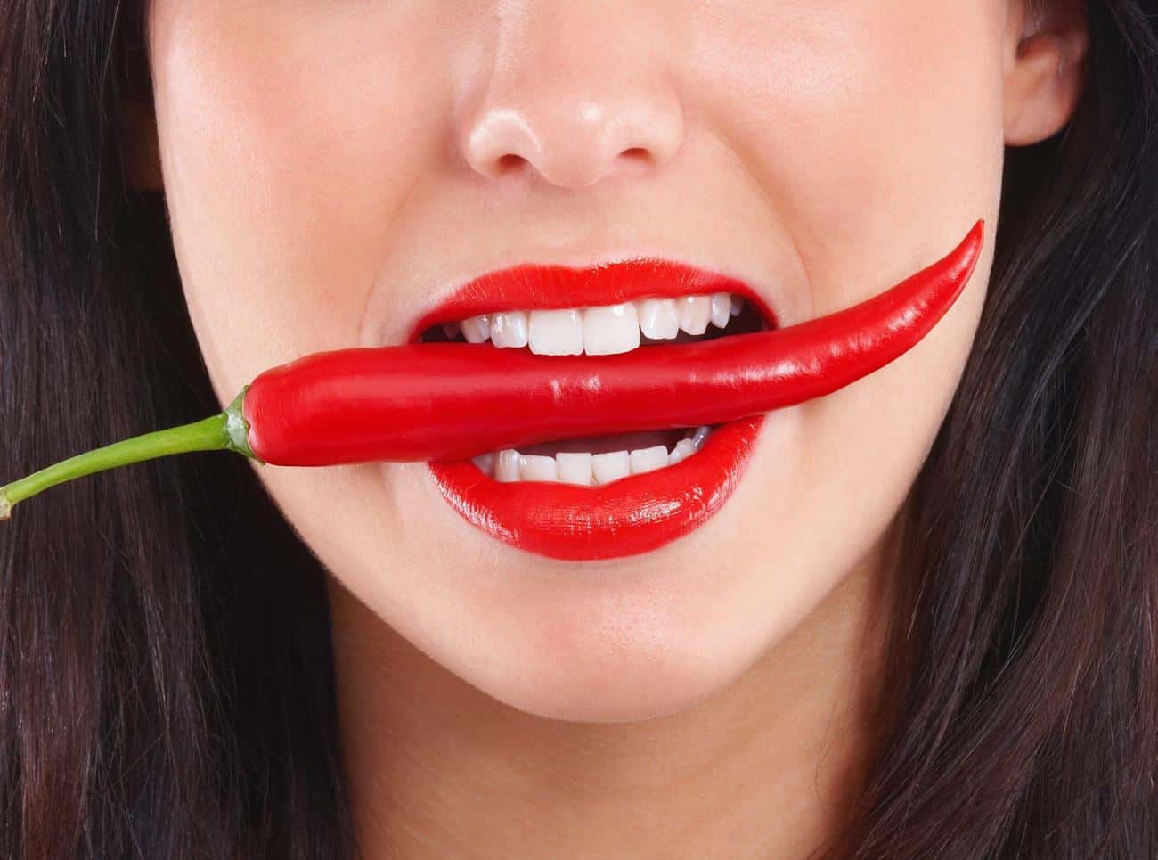 Close-up of a smile with immediate whitening results after treatment Plymouth